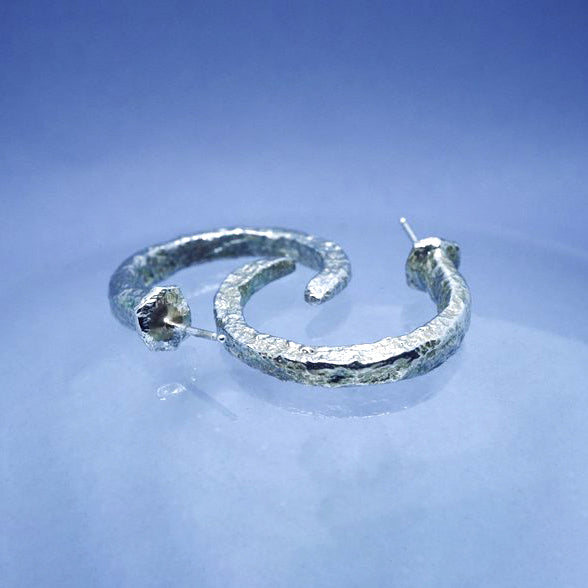 Tim & Mabel 1846 Nail Hoop Earrings