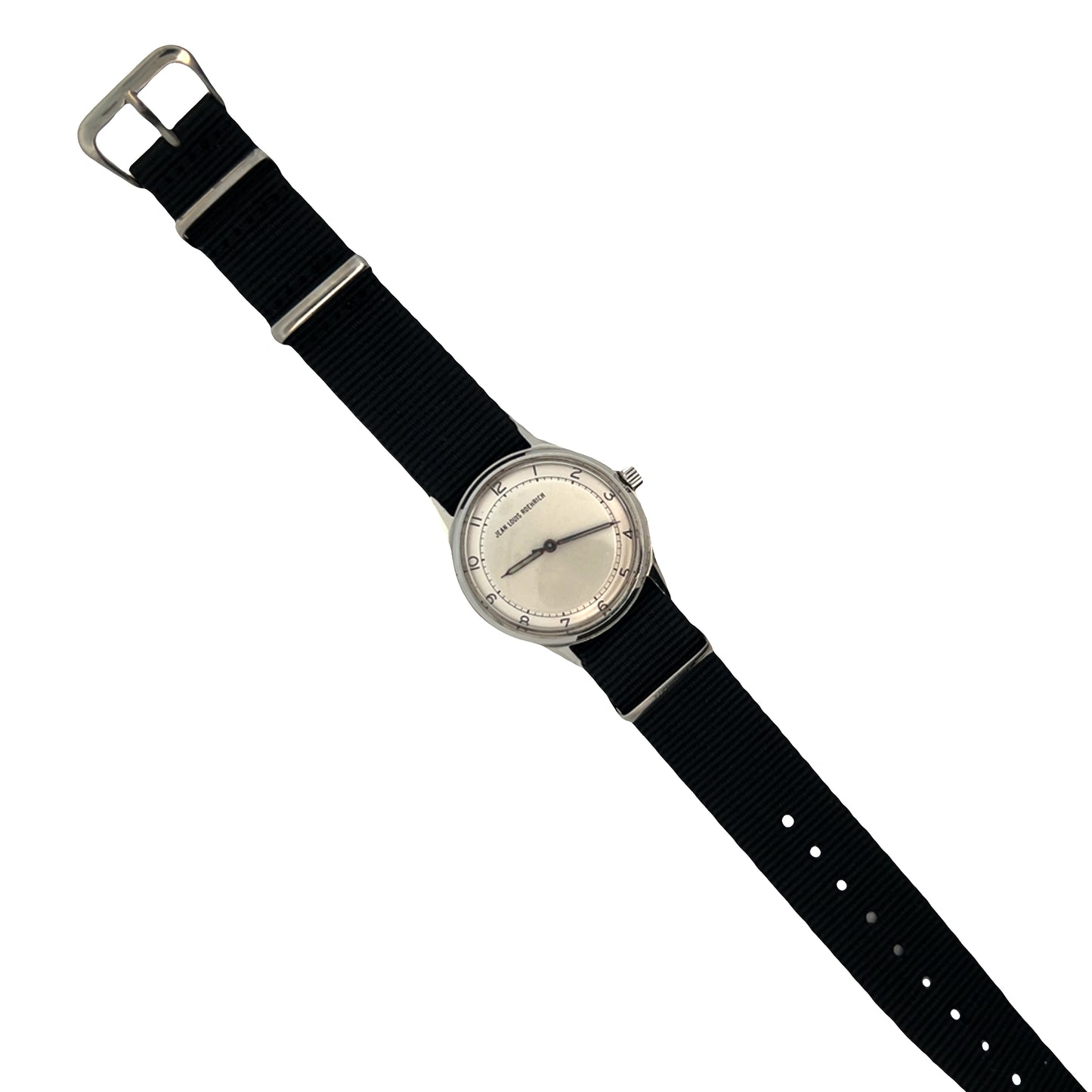 Vintage 1950'S Jean Louis Roehrich 32mm Military Watch