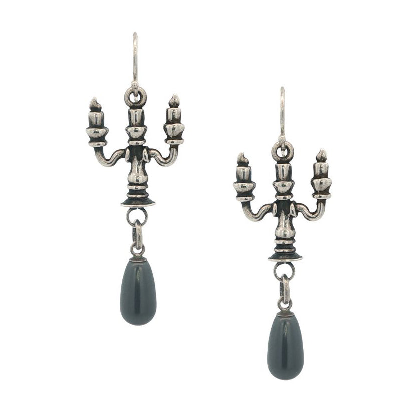 Molly McNamara Collection Black Pearl Candelabra Earrings