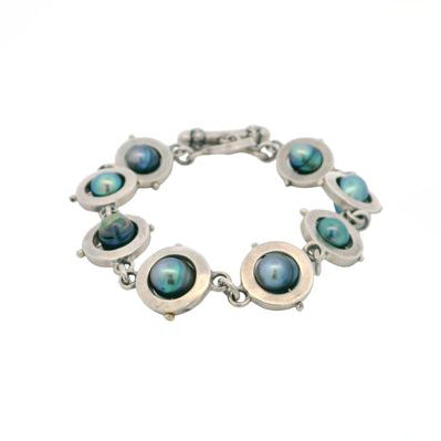 Molly McNamara Collection Black Pearl Saturn Bracelet