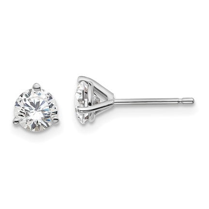 14k 1.41ct Lab-Created Diamond Stud Earrings