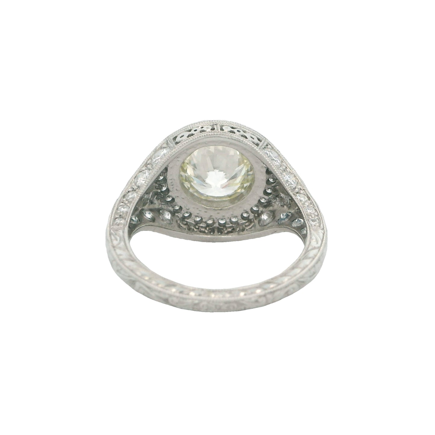 Tom Mathis Designs Platinum 2.35ct Diamond Engagement Ring