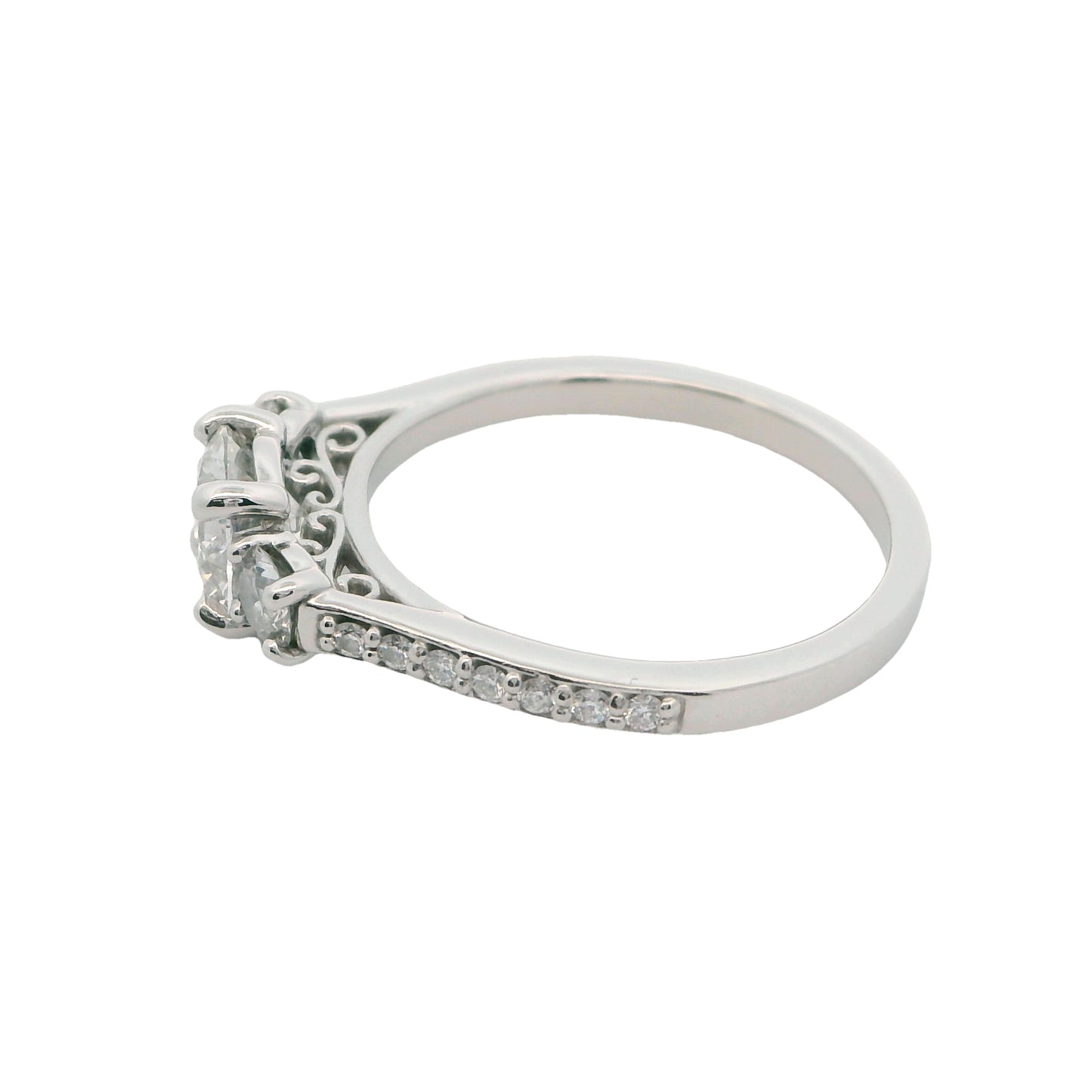 Platinum 1.01ct Diamond Engagement Ring