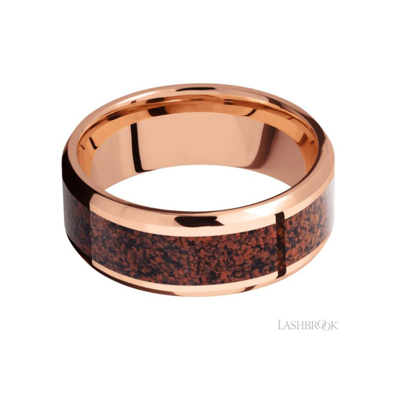 Lashbrook Designs 14K Rose Gold Wedding Band