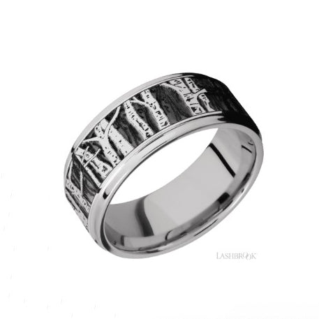 Lashbrook Designs Cobalt Chrome Wedding Band