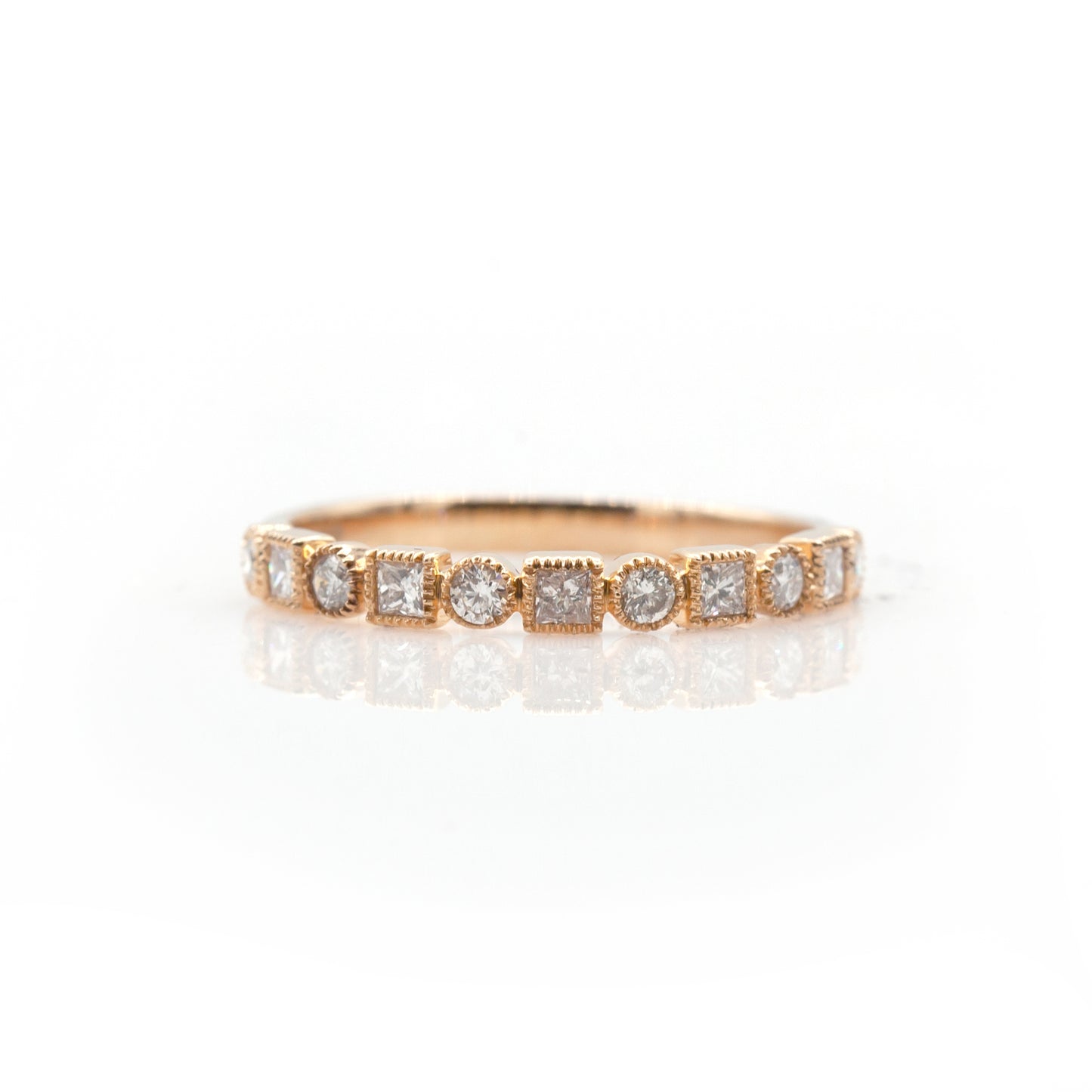 14K Rose Gold Diamond Ring