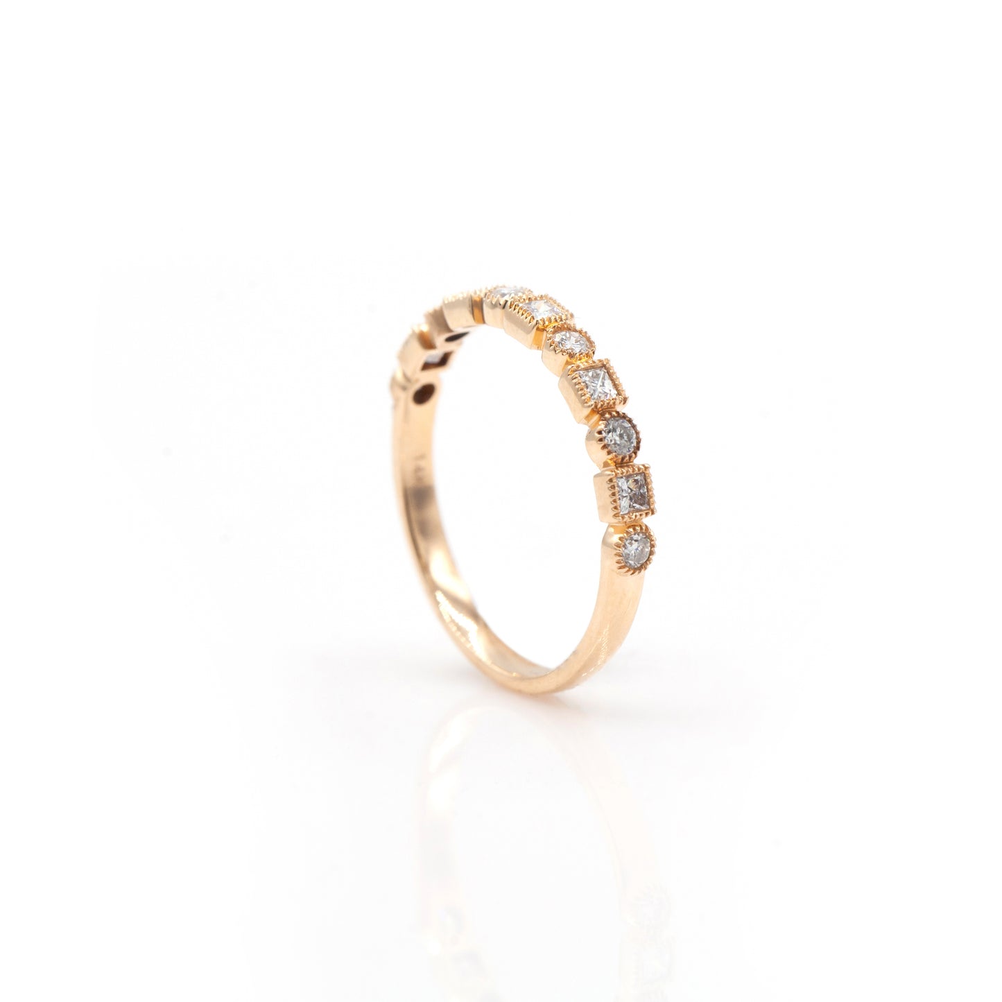 14K Rose Gold Diamond Ring