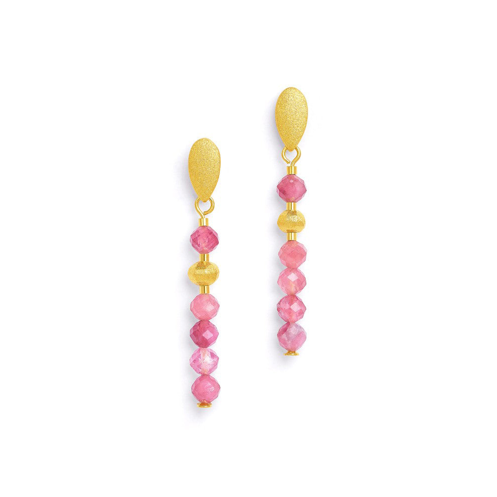 Bernd Wolf Collection "Lampana" Pink Tourmaline Earrings