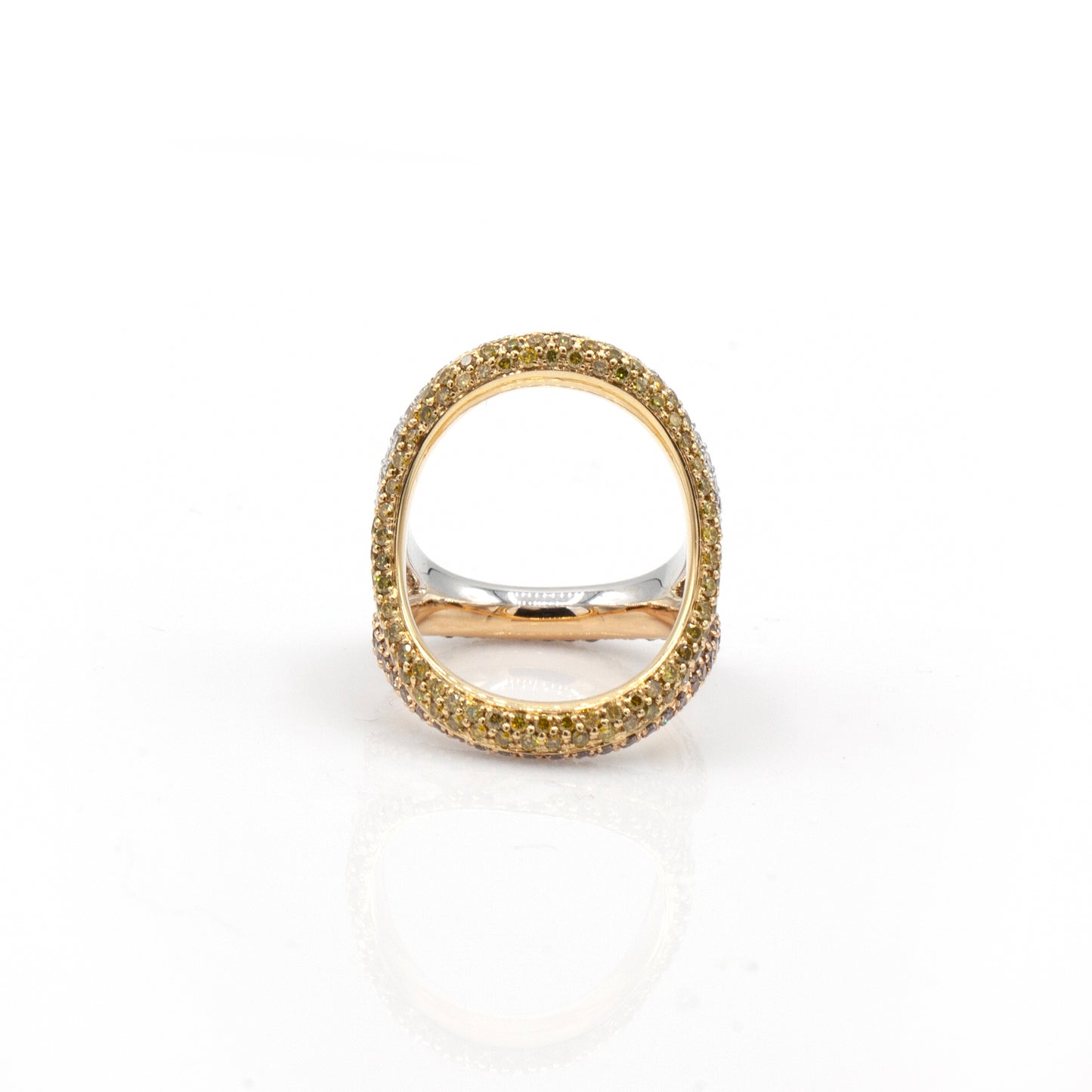 Estate Collection 18K Triple Diamond Ring