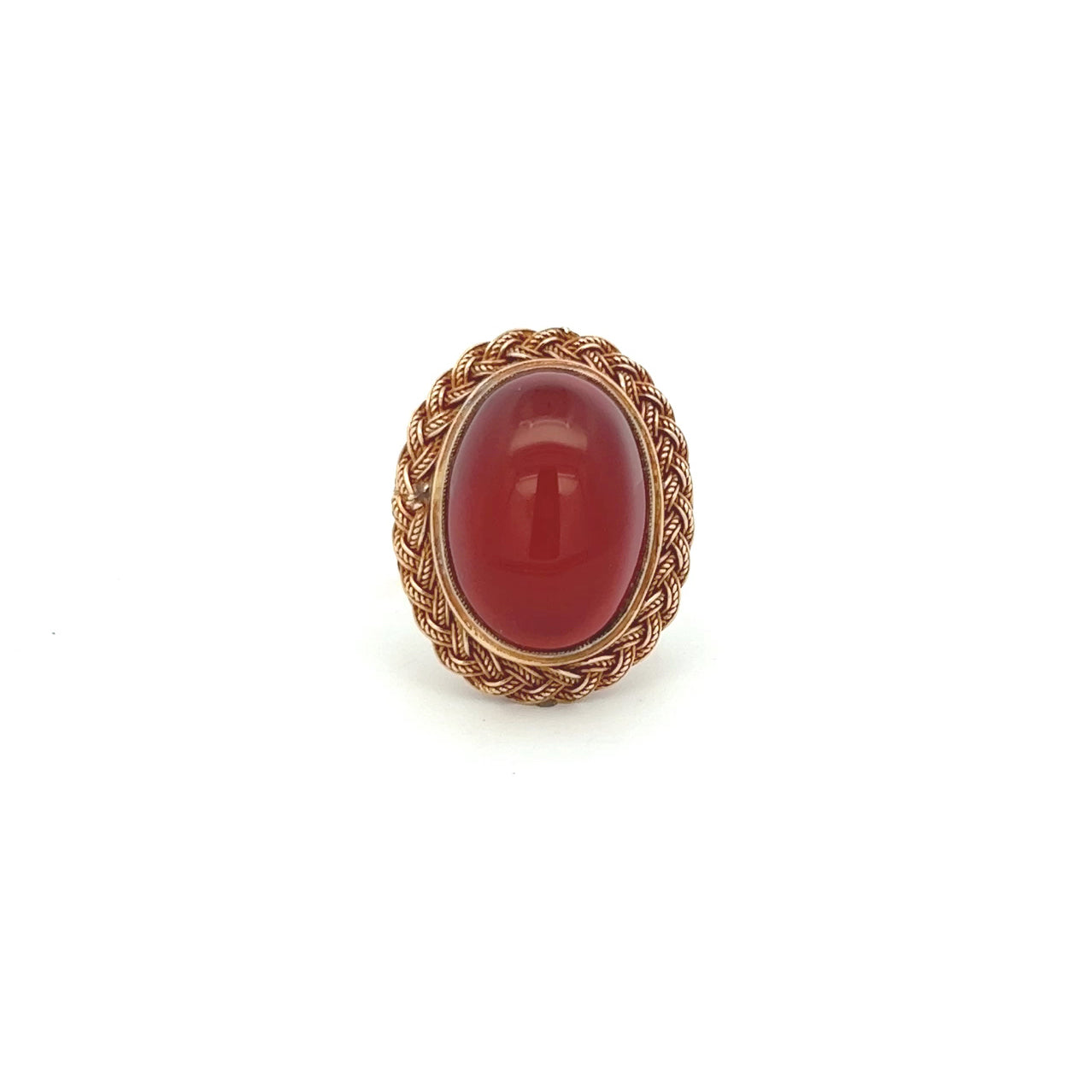 Estate Collection Carnelian Cabochon Ring