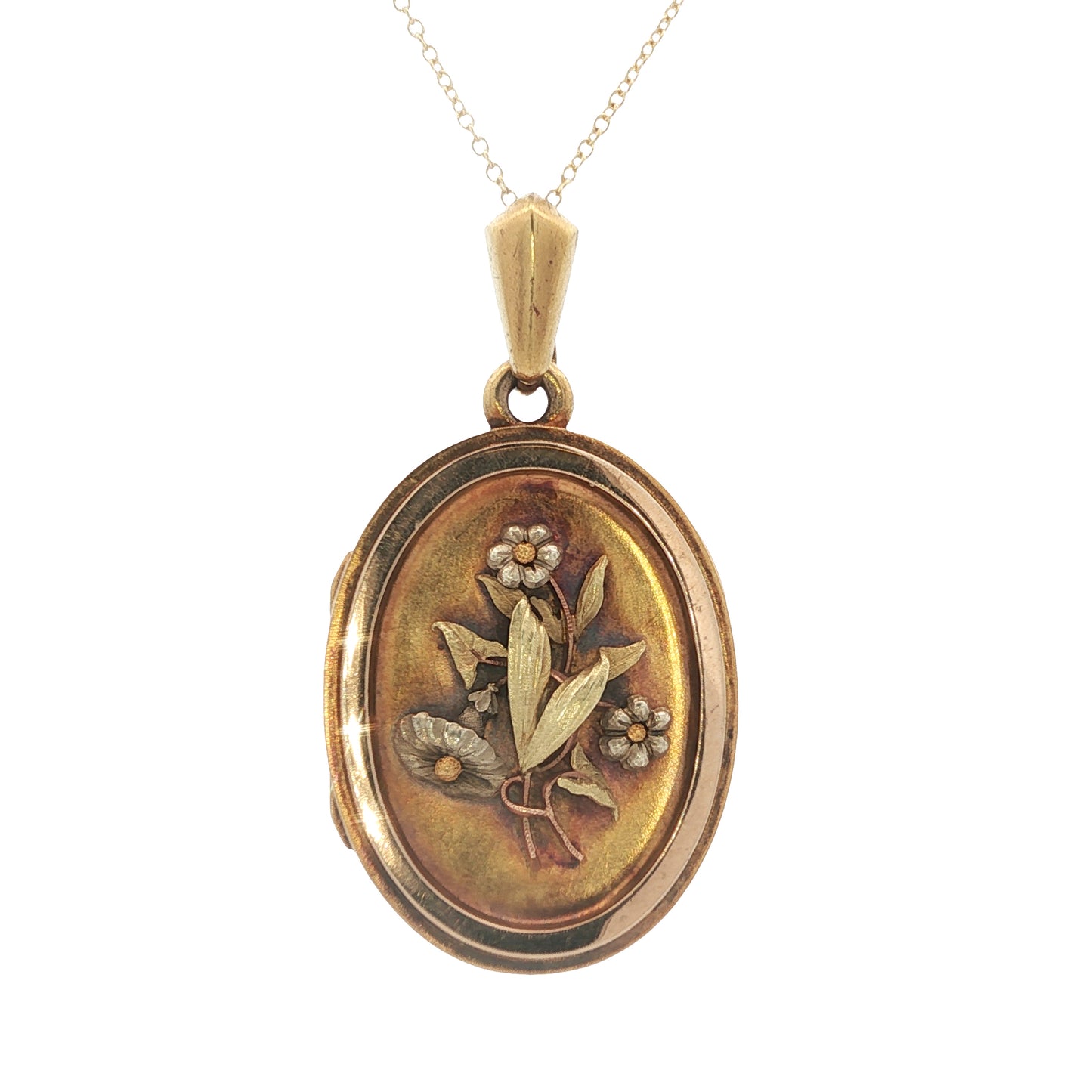 Estate Collection 1880's Victorian Flower Locket