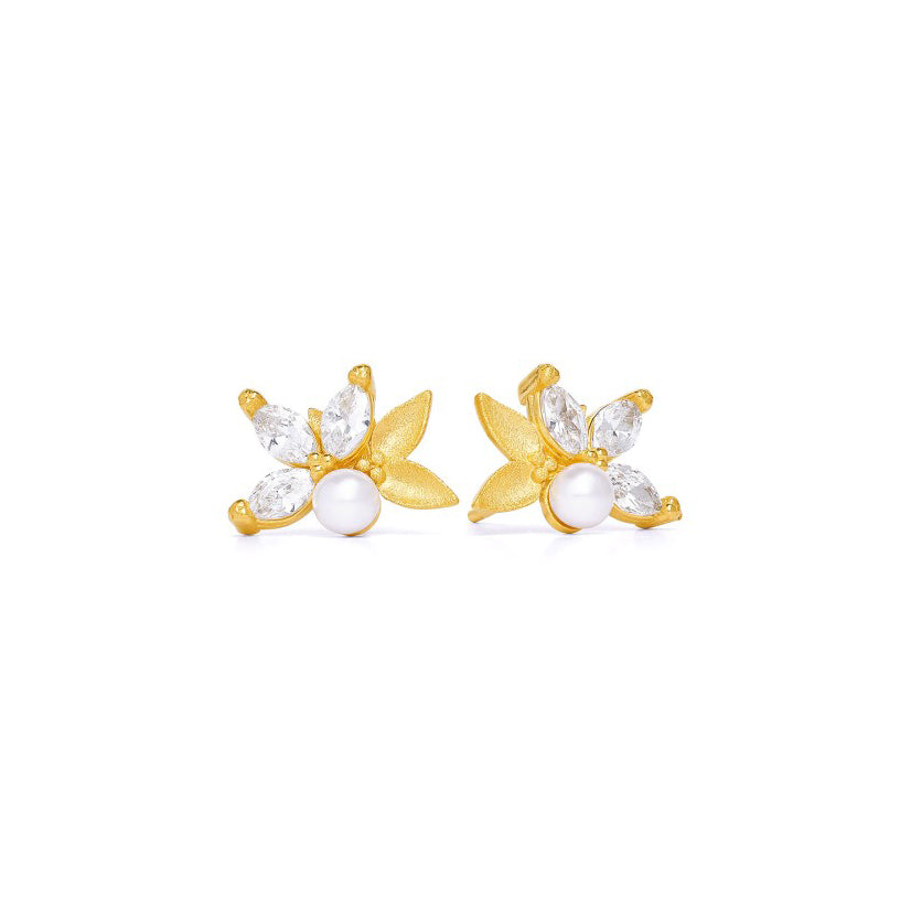 Bernd Wolf Collection "Navinette" Pearl Earrings