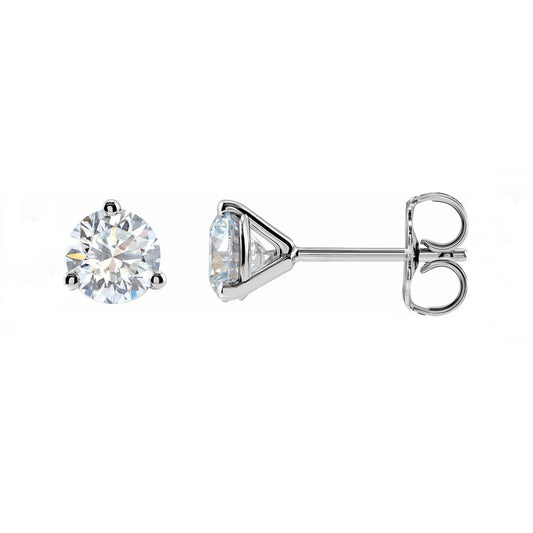 14k 1.13ct Lab-Created Diamond Stud Earrings