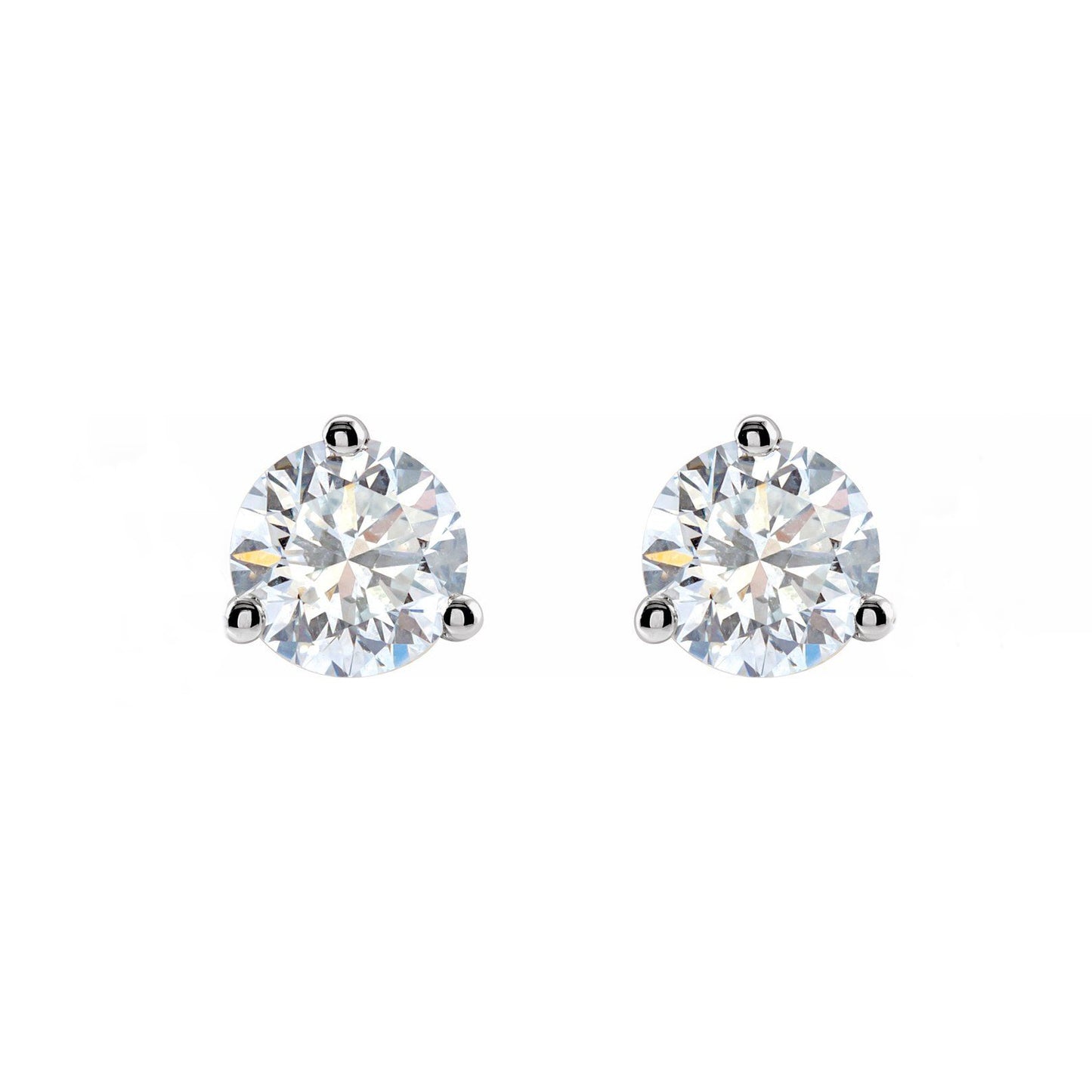 14k 1.13ct Lab-Created Diamond Stud Earrings