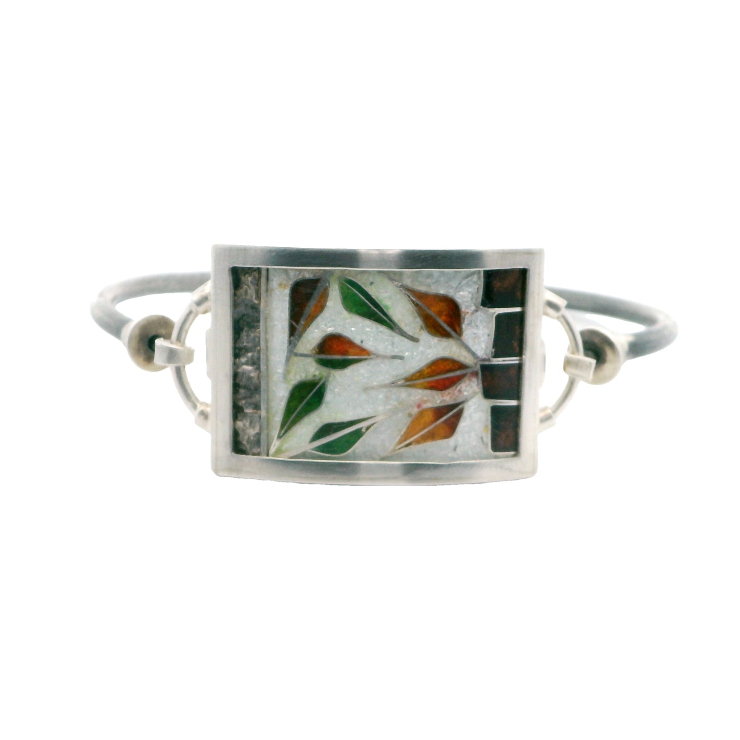 James Carter "Falling Leaves" Cloisonne Bracelet
