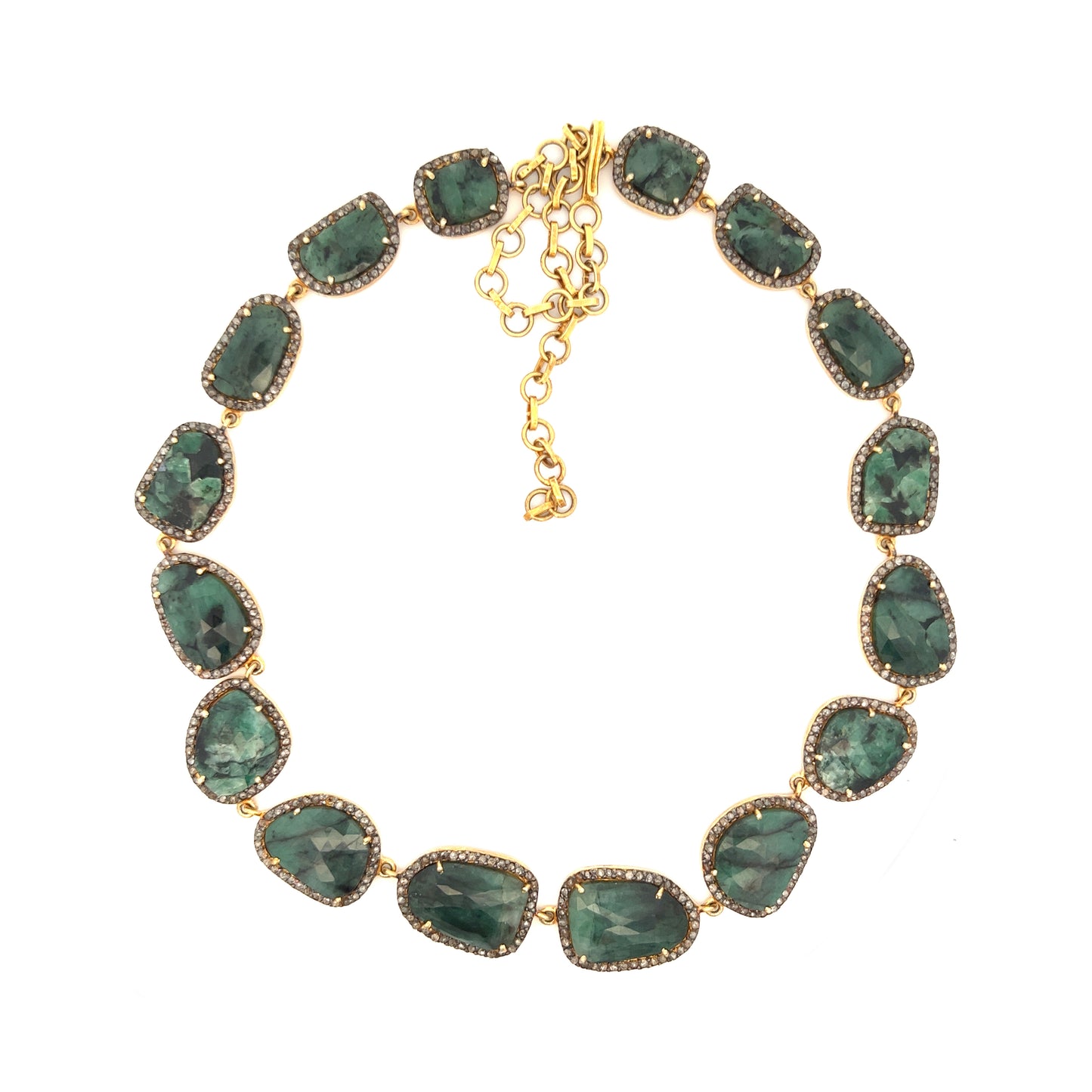 Emerald & Diamond Necklace