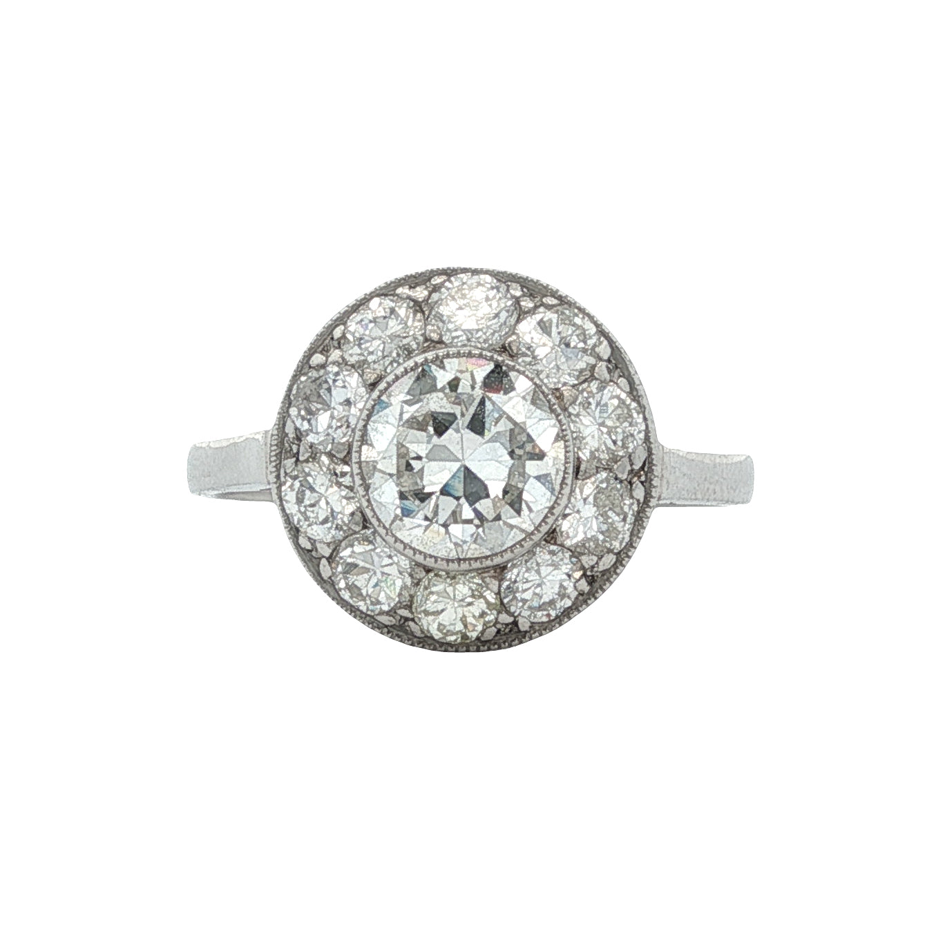 Estate Collection Art Deco-inspired Platinum Diamond Ring