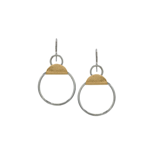 Vitrice McMurry "Foldover" Hoop Earrings (sm)