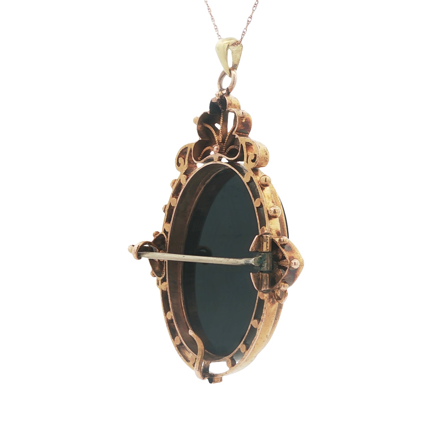 Estate Collection Victorian Carved Cameo Brooch