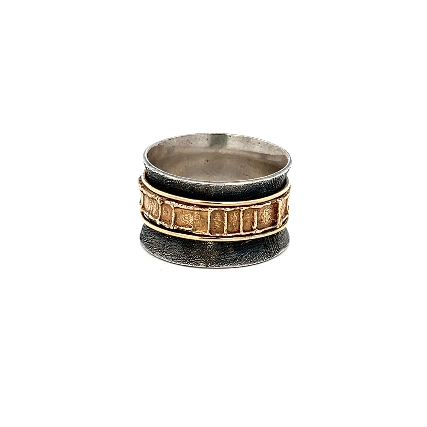 James Carter Yellow Sterling & Gold Spin Ring