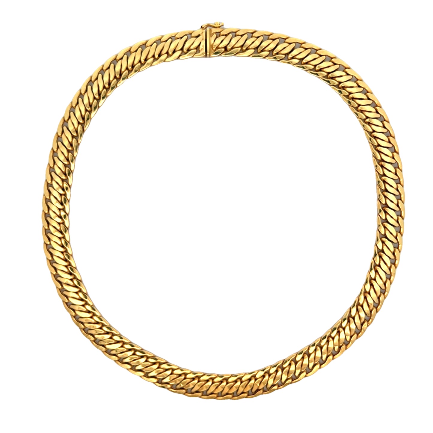 14K Yellow Gold Fancy Link Necklace