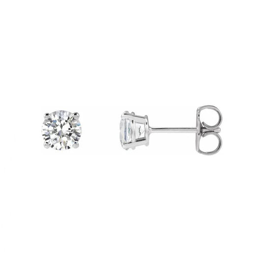 14K 1.0ct Diamond Stud Earrings