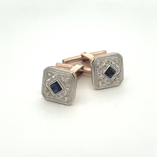 Estate Collection Antique Diamond Cuff Links