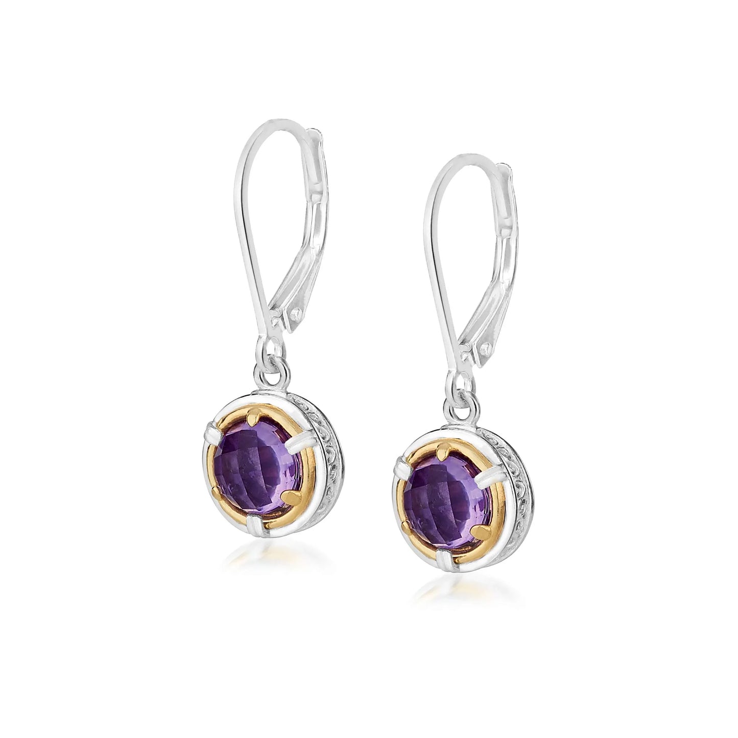 Anatoli Collection Amethyst Earrings (sml)