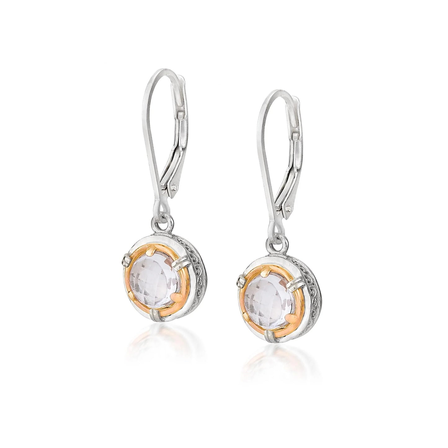 Anatoli Collection Rock Crystal Earrings (sml)