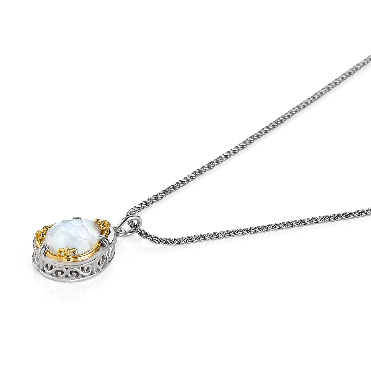 Anatoli Collection Mother of Pearl Teardrop Pendant (Lg)