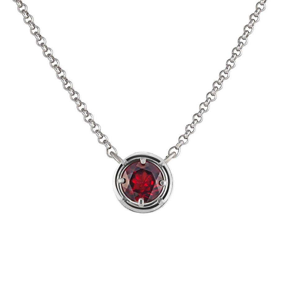 Anatoli Collection Garnet Necklace (med)