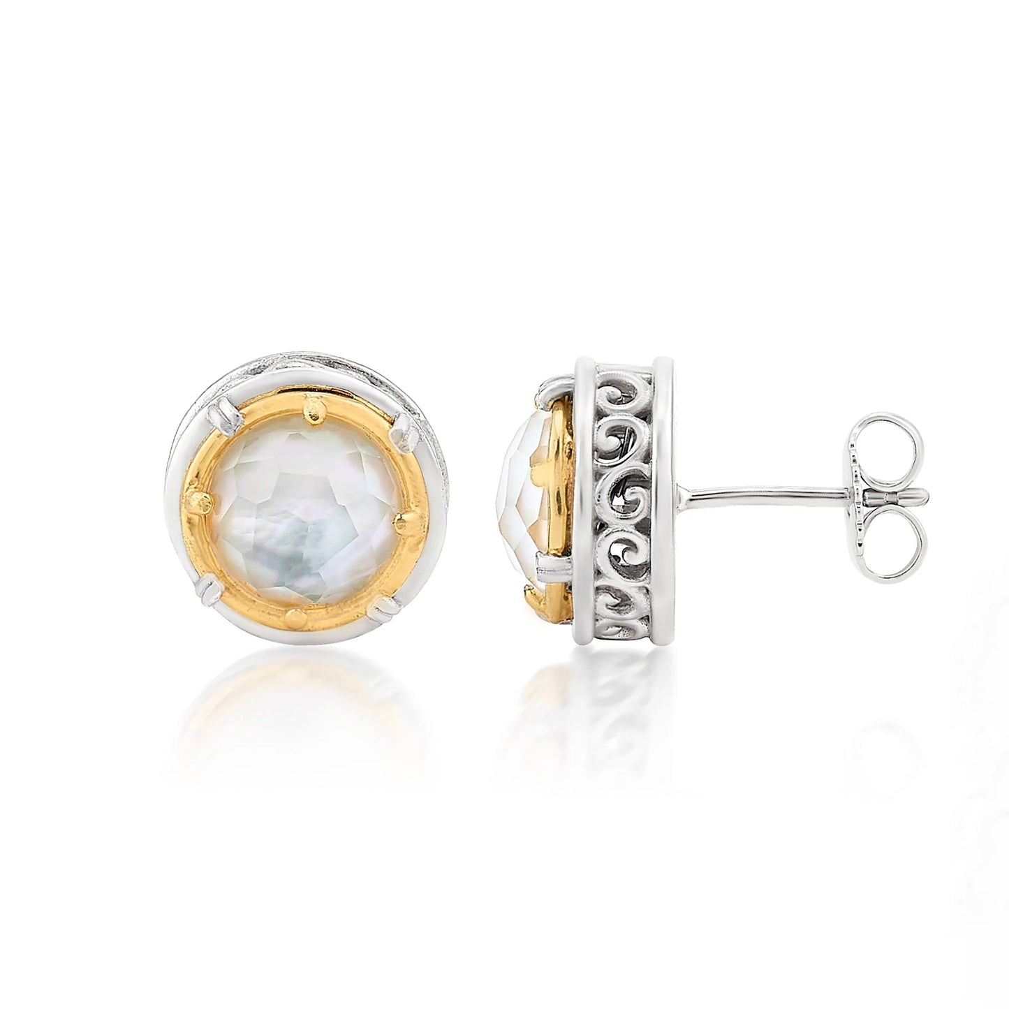 Anatoli Collection Mother of Pearl Earrings (med)