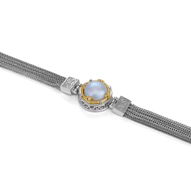 Anatoli Collection Gray Freshwater Pearl Bracelet