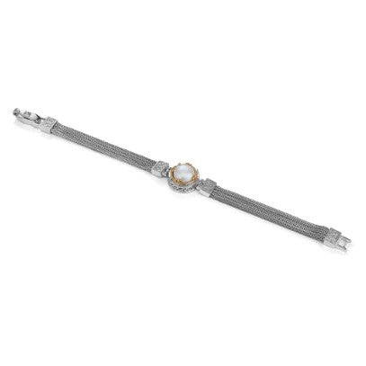 Anatoli Collection White Freshwater Pearl Bracelet