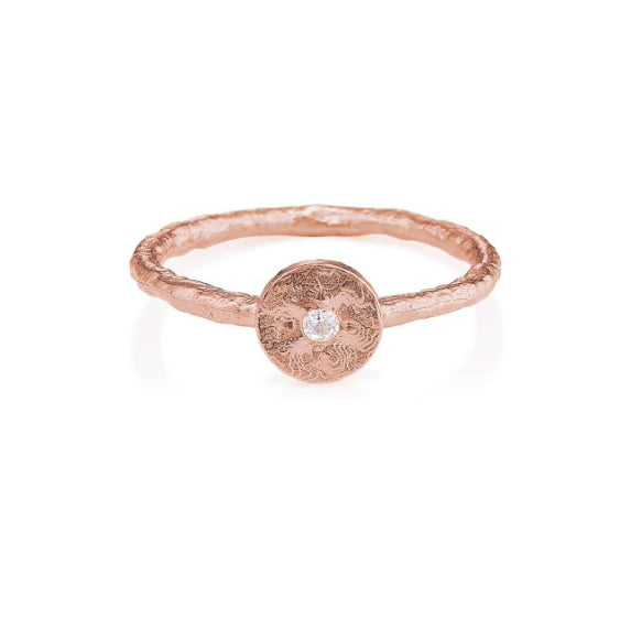 Anatoli Collection Petite White Sapphire Ring