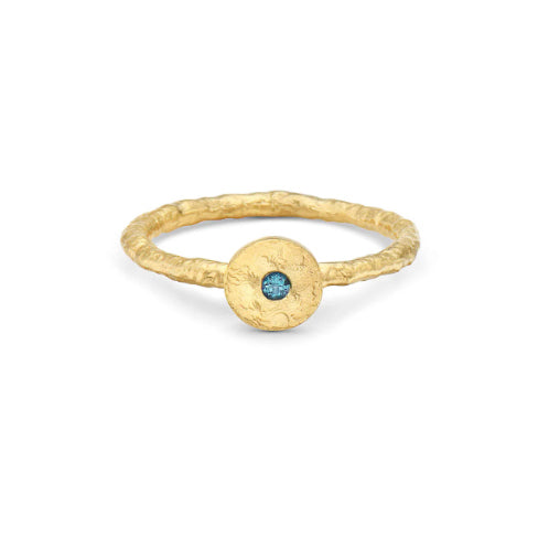 Anatoli Collection Petite Paraiba Topaz Ring