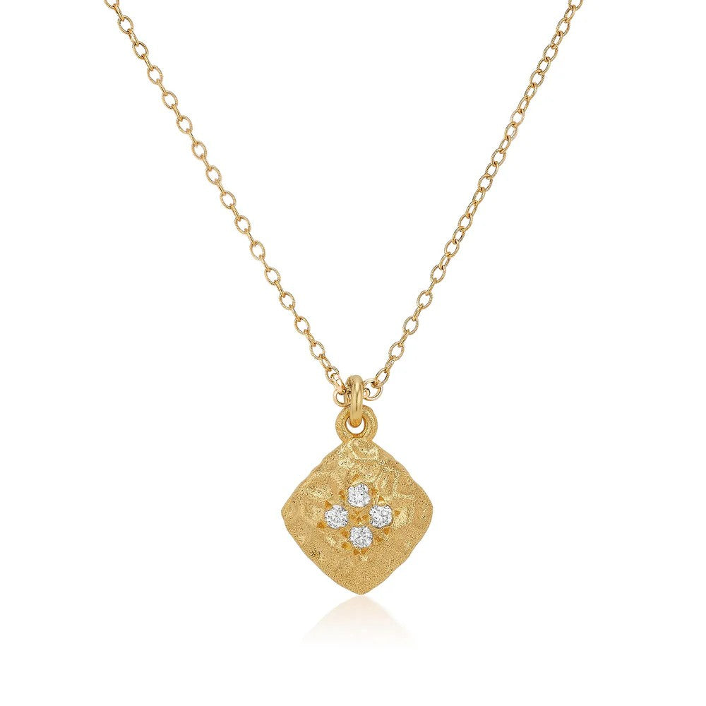 Anatoli Collection White Sapphire Pendant