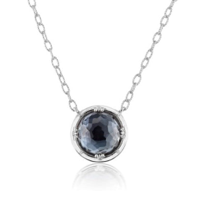 Anatoli Collection Round Hematite Pendant (Lg)