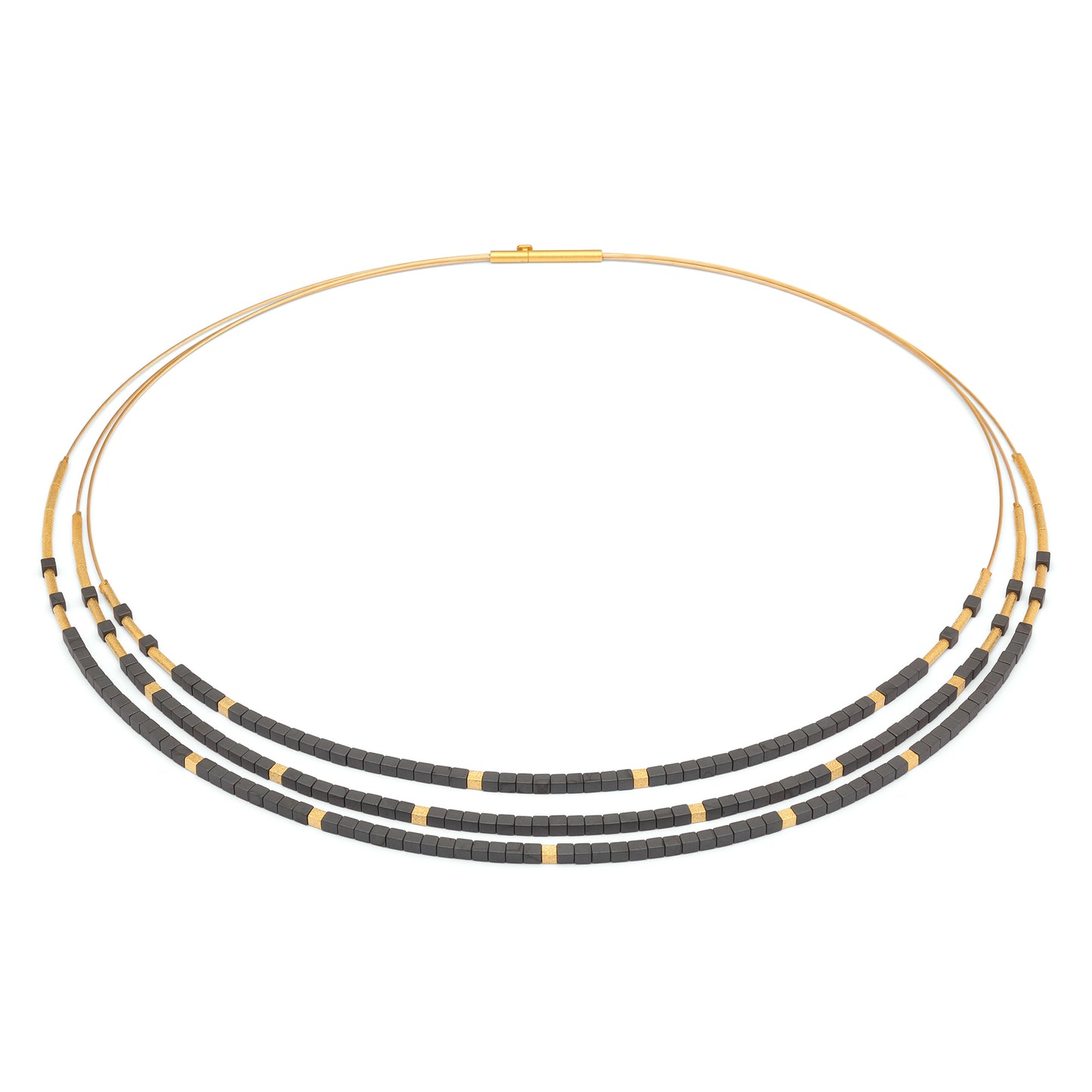 Bernd Wolf Collection "Cubaleni" Hematite Necklace