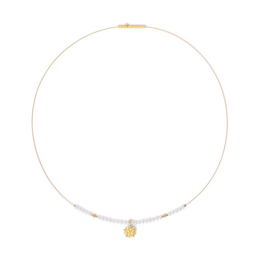 Bernd Wolf Collection "Cerisa" Pearl & CZ Necklace