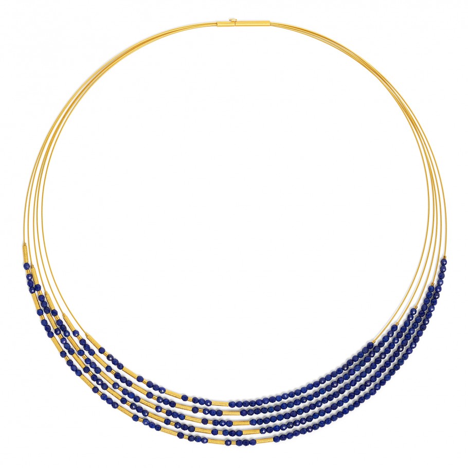 Bernd Wolf Collection "Cliamo" Lapis Necklace