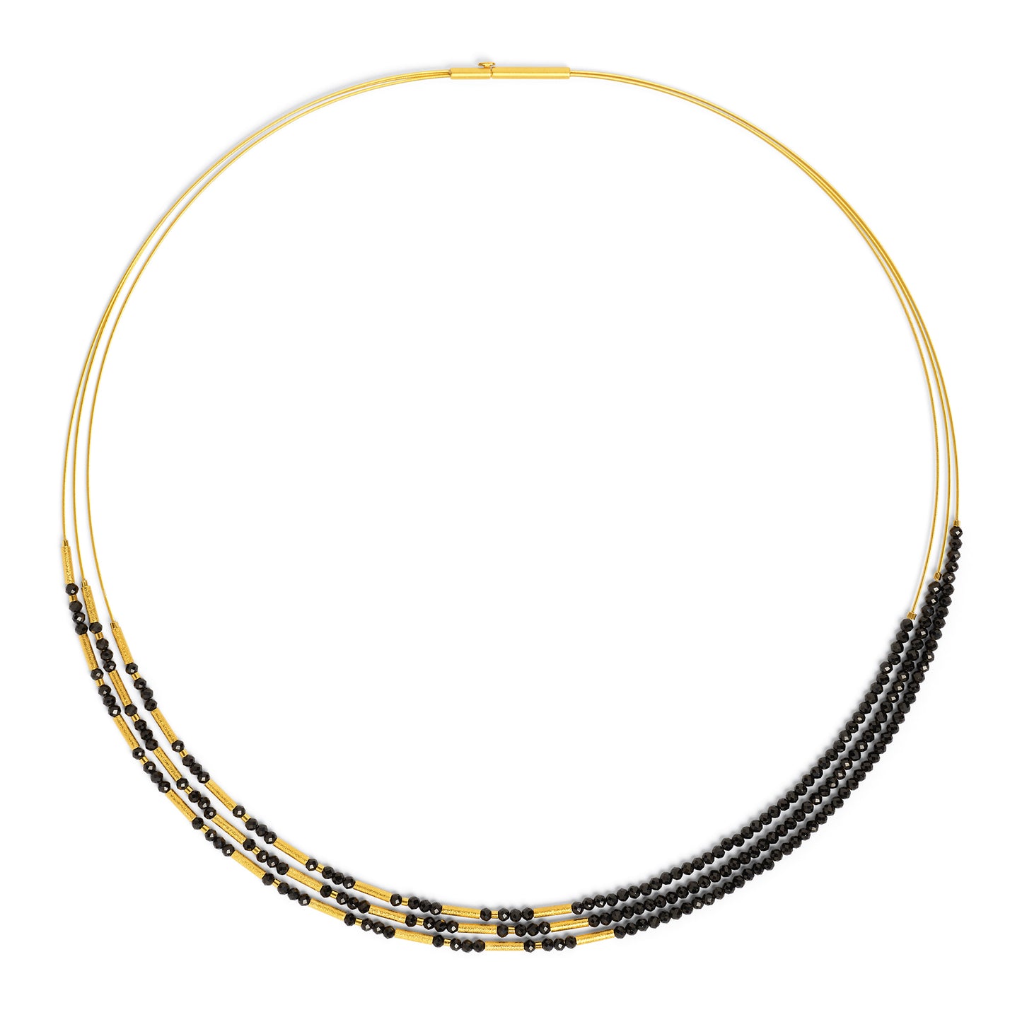 Bernd Wolf Collection "Clini" Black Spinel Necklace