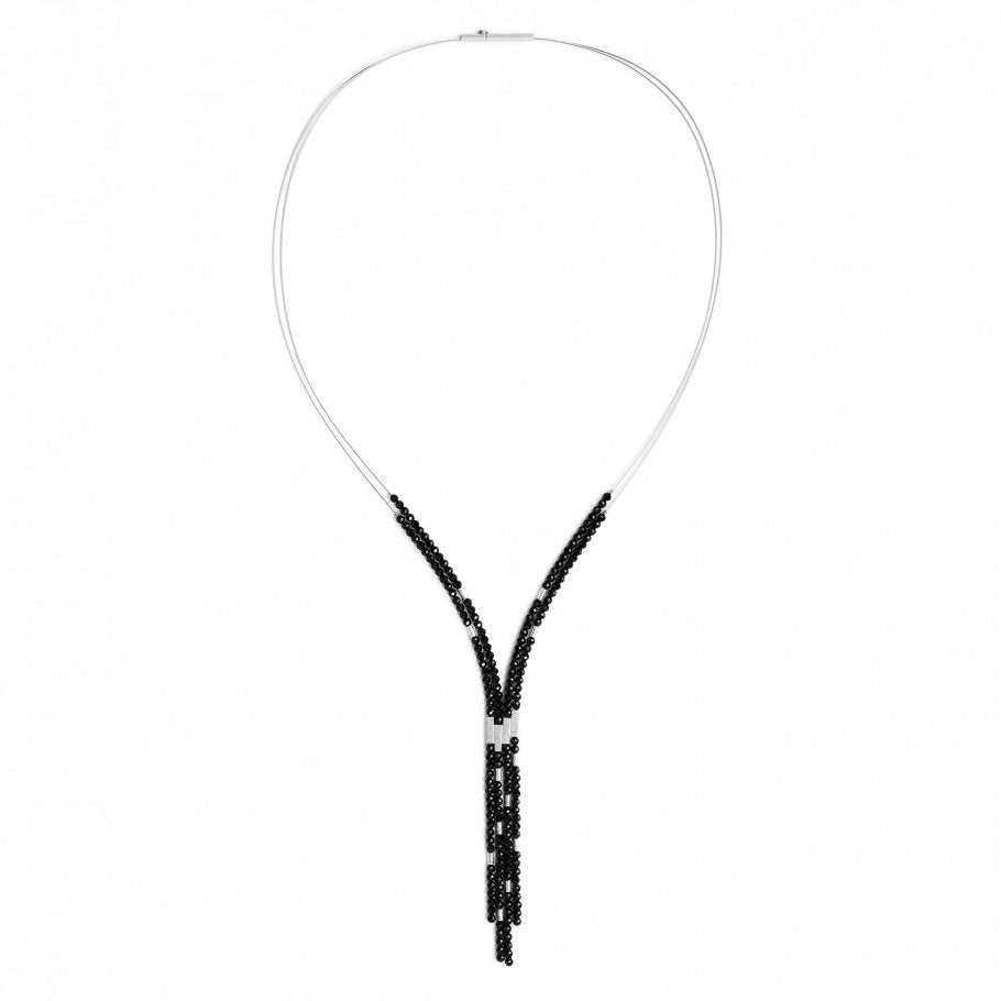 Bernd Wolf Collection "Yaneki" Black Spinel Necklace