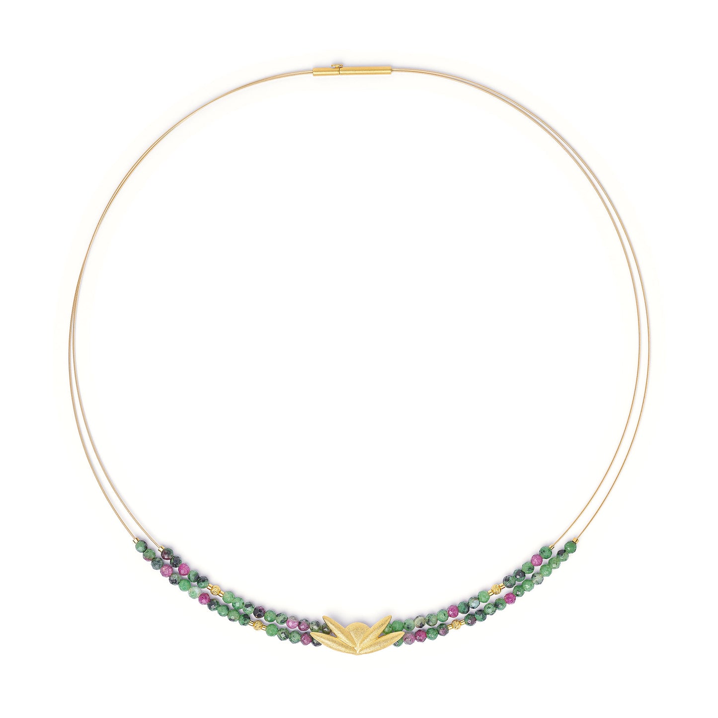 Bernd Wolf Collection "Venesio" Ruby Zoisite Necklace
