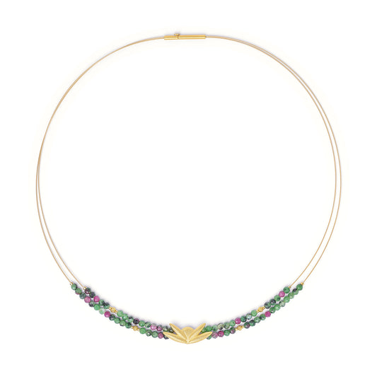 Bernd Wolf Collection "Venesio" Ruby Zoisite Necklace