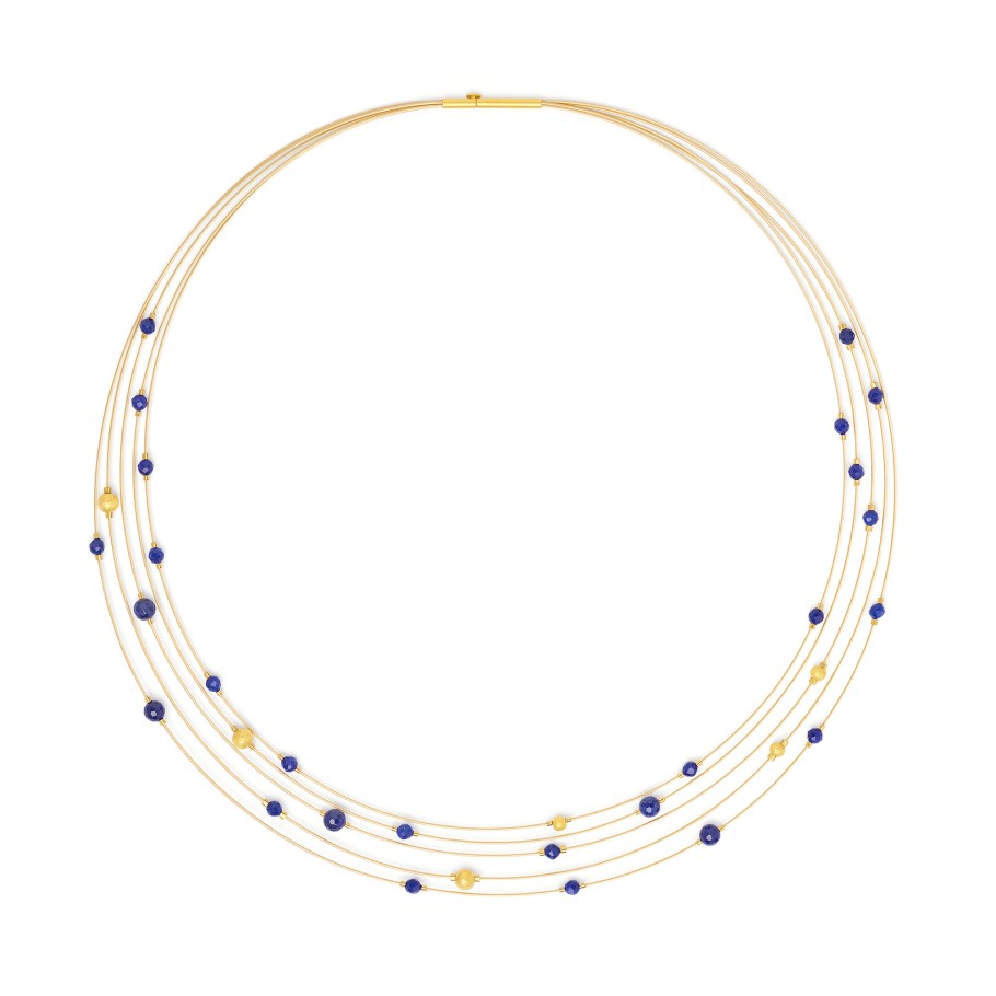 Bernd Wolf Collection "Planety" Lapis Necklace