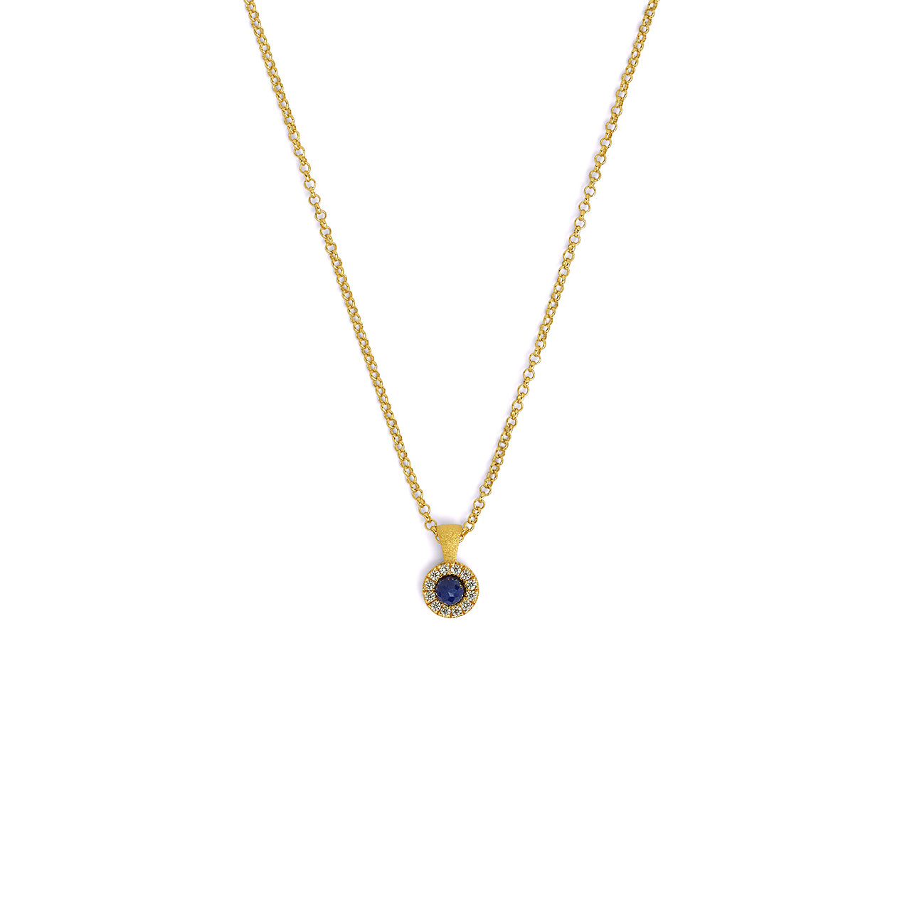 Bernd Wolf Collection "Arenia" Lapis & CZ Necklace