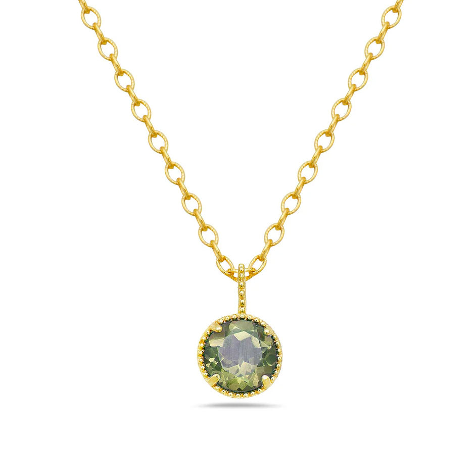 Anatoli Collection Vermeil Peridot Necklace