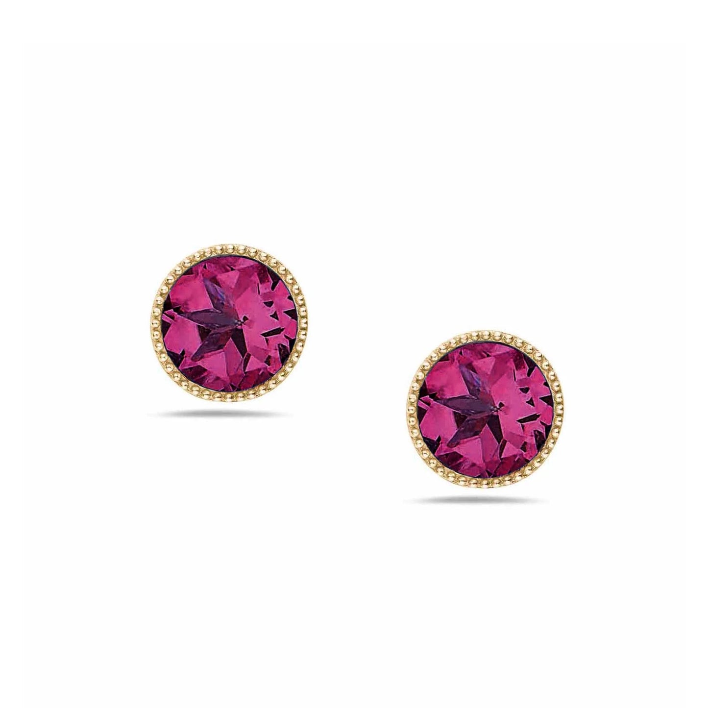 Anatoli Collection Vermeil Rhodolite Garnet Earrings