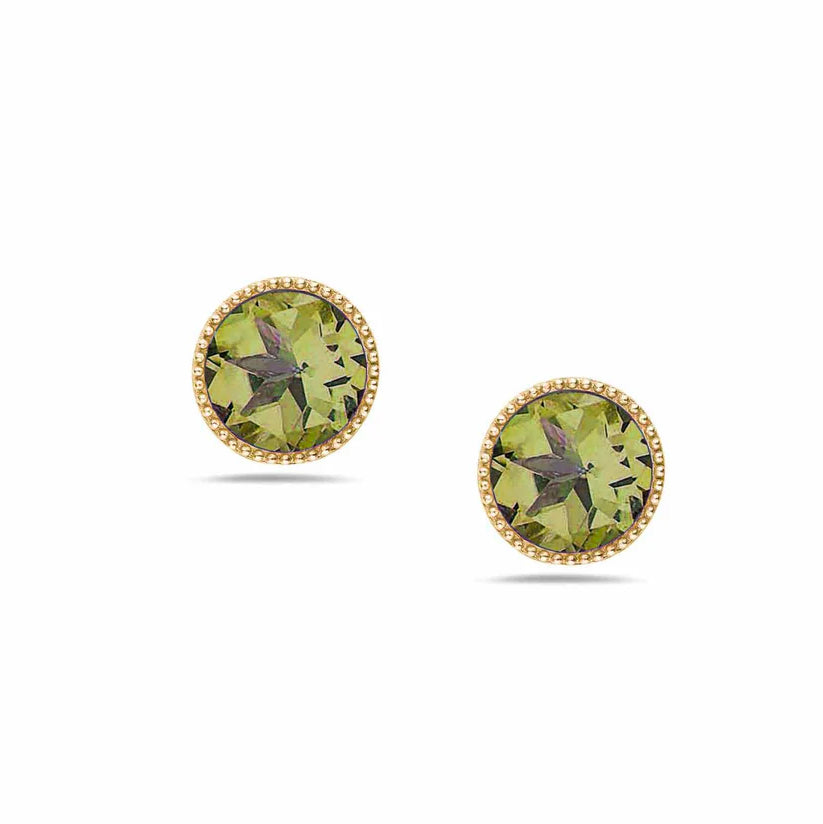 Anatoli Collection Vermeil Peridot Earrings